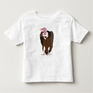 Camiseta Infantil Ilustração de Ave Abutre