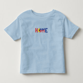 Camiseta Infantil Ilustração de Casa 4 de Julho
