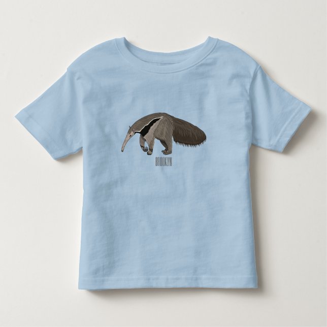 Camiseta Infantil Ilustração de desenho animado (Frente)