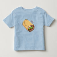 Ilustração de desenho animado burrito