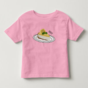 Camiseta Infantil Ilustração de desenho animado com queijo limão