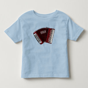 Camiseta Infantil Ilustração de desenho animado de Accordion
