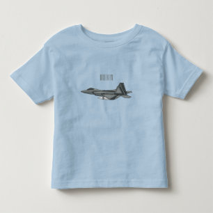 Camiseta Infantil Ilustração de desenho animado de aeronaves de comb