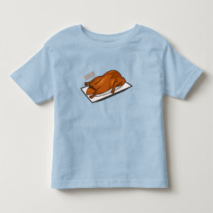Camiseta Infantil Ilustração de desenho animado de patos-de-porco
