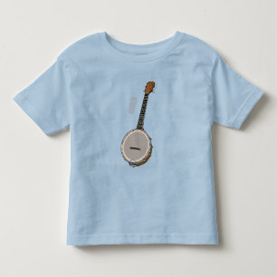 Camiseta Infantil Ilustração de desenho animado do Banjo