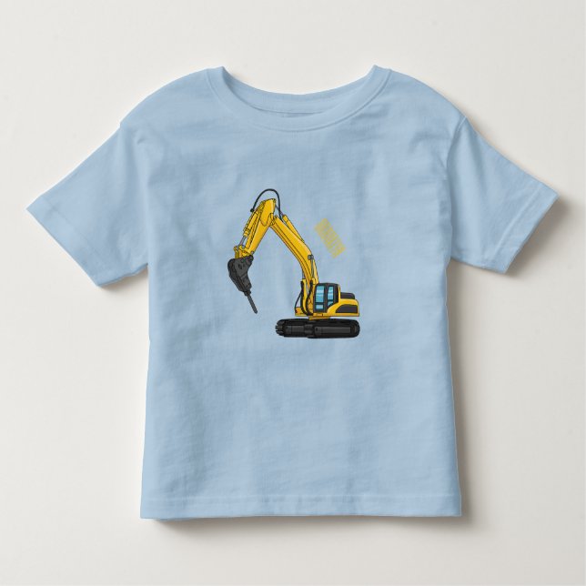 Camiseta Infantil Ilustração de desenho animado do Breaker (Frente)
