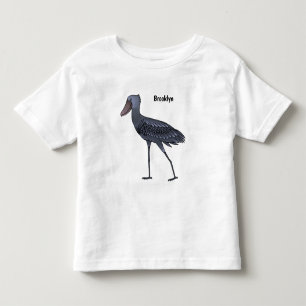 Camiseta Infantil ilustração de desenho animado do pássaro bico-de-s