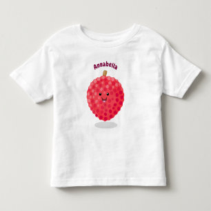 Camiseta Infantil Ilustração de desenho animado em forma de letra