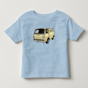 Camiseta Infantil Ilustração de desenho da van clássica