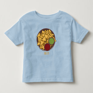 Camiseta Infantil Ilustração de desenho de Nachos