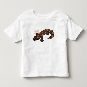 Camiseta Infantil Ilustração de desenho do monstro de Gila