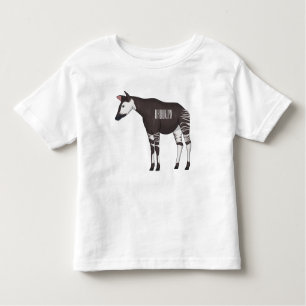 Camiseta Infantil Ilustração de desenho em Okapi