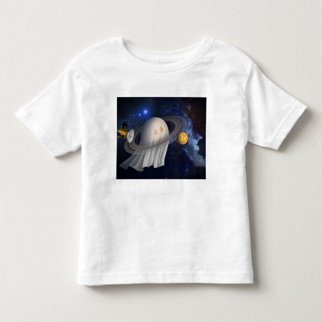 Camiseta Infantil Ilustração de Dia das Bruxas de um artista (Frente)