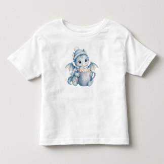 Camiseta Infantil Ilustração de Férias da Caneca de Cacau do Dragão 