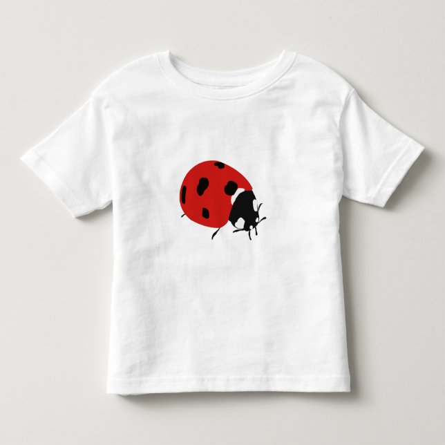 Camiseta Infantil Ilustração de Joana-Martinha Vermelha Fofa (Frente)