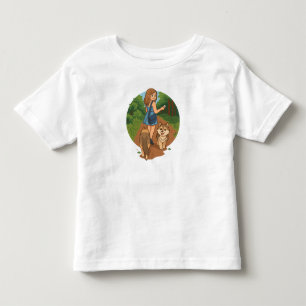 Camiseta Infantil Ilustração de Mãe de Cachorro Fofo Passeando com F