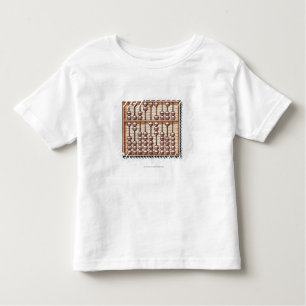 Camiseta Infantil Ilustração do ábaco