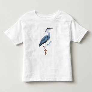 Camiseta Infantil ilustração do desenho animado azul-excelente
