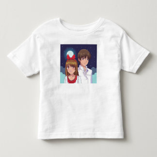 Camiseta Infantil Ilustração do Duo Anime Moonlight