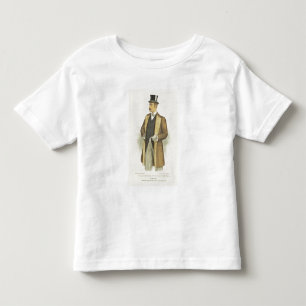 Camiseta Infantil Ilustração do traje britânico, bar. pelo John