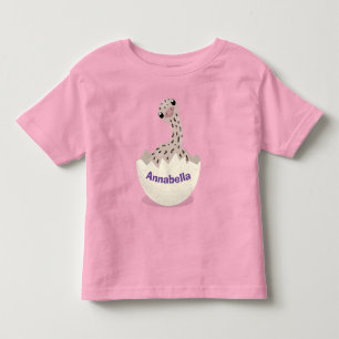 Camiseta Infantil Ilustração em desenho animado de avestruz bebê fof