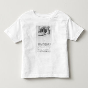 Camiseta Infantil Ilustração para 'o vermelho e o Black