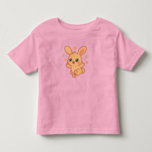 Camiseta Infantil Ilustração Personalizada de Animais Bebês Coelhinh