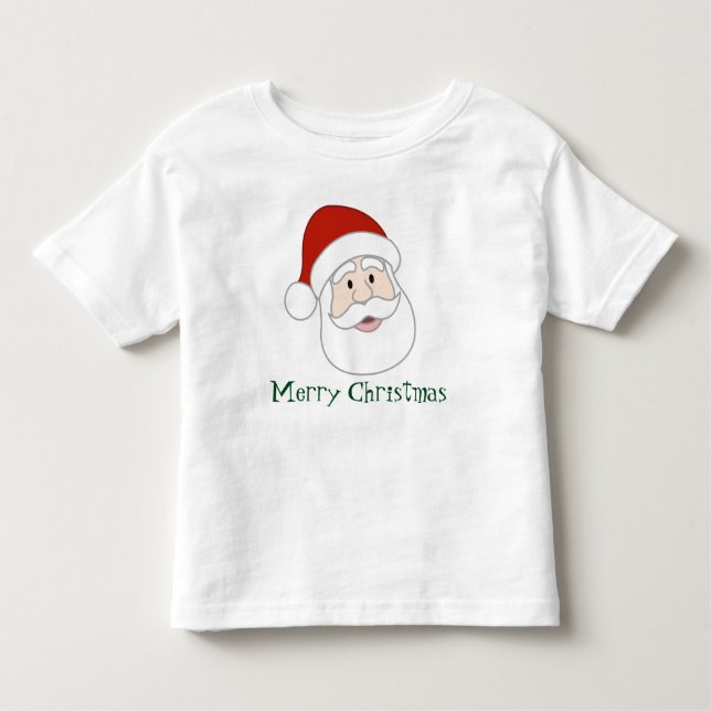 Camiseta Infantil Ilustração & texto de Papai Noel (Frente)