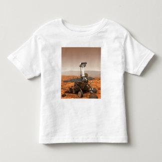 Camiseta Infantil Imagem artística de Mars Rover