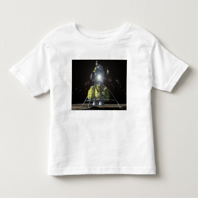 Camiseta Infantil Imagem artística de uma nova nave espacial para a  (Frente)