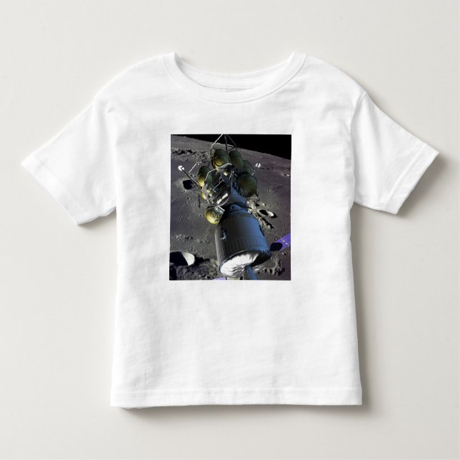 Camiseta Infantil Imagem artística de uma nova nave espacial para a  (Frente)
