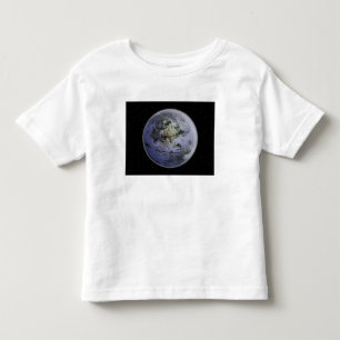 Camiseta Infantil Imagem aumentada Digital da terra completa