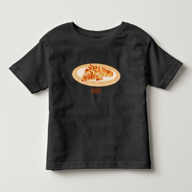 Camiseta Infantil Imagem croissant (Frente)