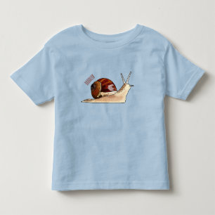 Camiseta Infantil Imagem de desenho em caracol