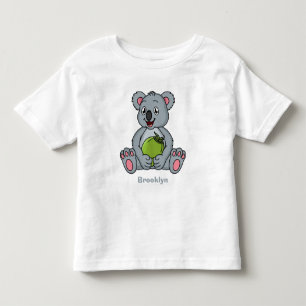 Camiseta Infantil Imagem de desenhos em coala e coco