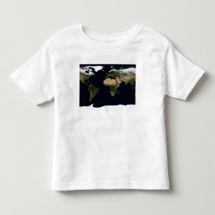 Camiseta Infantil Imagem global de nosso mundo