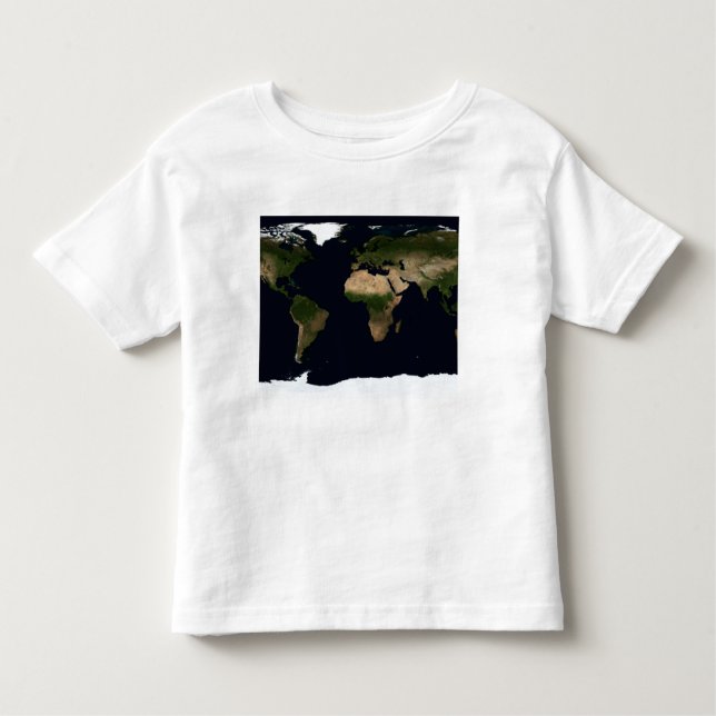 Camiseta Infantil Imagem global do mundo (Frente)