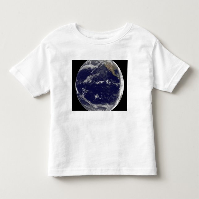Camiseta Infantil Imagem satélite da Terra 2 (Frente)