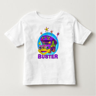 Camiseta Infantil Imbecil de GiggleBellies o ônibus