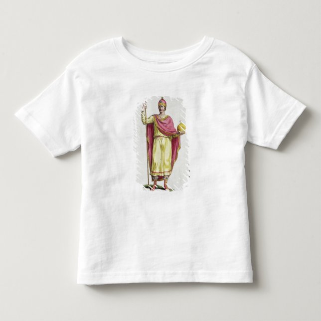 Camiseta Infantil Imperador Otto III (980-1002), gravado por Pierre (Frente)