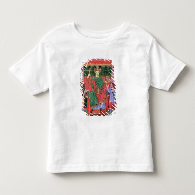 Camiseta Infantil Imperador romano santamente Otto da Senhora (Frente)
