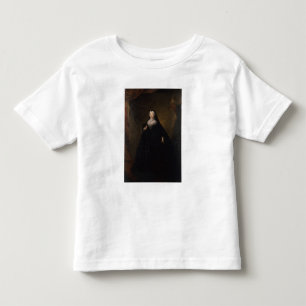Camiseta Infantil Imperatriz Elizabeth no dominó preto, 1748