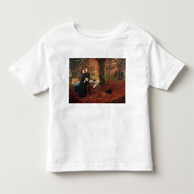 Camiseta Infantil Imperatriz Eugenie & Eugene-Louis Napo de James (Frente)