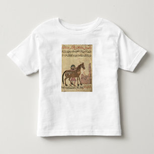 Camiseta Infantil Importando-se com o cavalo, ilustração
