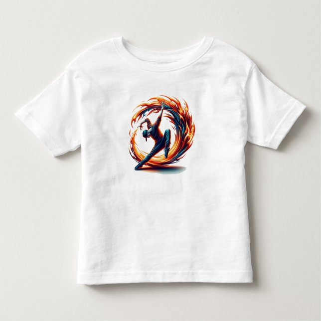 Camiseta Infantil Incêndio Na Rua Bredance Com Energia Urbana (Frente)