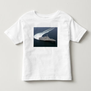 Camiseta Infantil Independência do navio de combate no Golfo do