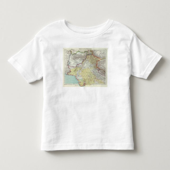 Camiseta Infantil India e Afganistan (Frente)