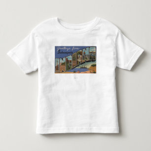 Camiseta Infantil Indianapolis, Indiana (fresas de aço/dunas de