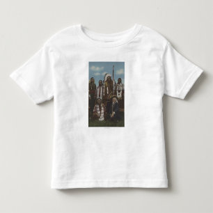 Camiseta Infantil Indianos noroestes - Buffalo Bill, assento Bull