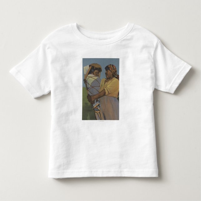 Camiseta Infantil Índios do Noroeste - Mulher Indiana (Frente)
